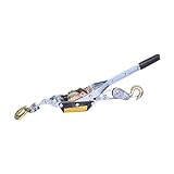 Manuelle Winde, 2T 2m Drahtseil Manuelle Spanner Ratsche Doppelhaken Spannwinde, Befestigungsseil Seilspanner for Autoladung