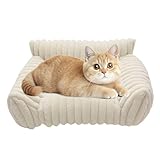 Katzen Couch | Gemütliche Kuschel Liege | Waschbares Katzen Und Hundesofa Für Wohnzimmer Schlafzimmer Zuhause Reise Bequemes Tierbett