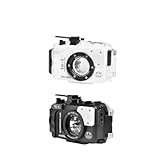 Joyance Sea Frogs Kamera-Gehäuse, wasserdichtes Unterwasser-Tauchgehäuse für Olympus TG-6, 60 m Tiefe, Schutzhülle für Tauchen und Wassersport