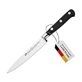 GROSSMAN® 042EP - Elite Pro | Obst- & Gemüsemesser 27,0 cm | Ultrascharfer Küchenmesser | Deutschem Edelstahl Klinge 14,4 cm | mit Ergonomischen Griff 12,6 cm (111 Gramm)
