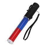 PRETYZOOM LED Verkehrsleitstab mit Magnethaken Multifunktionaler Sicherheits Stab Tragbare Signalstab mit Warnlicht für Konzerte Partys und Outdoor Aktivitäten
