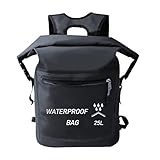 pologmase Wasserdichter Wanderrucksack, große Kapazität, wasserdichter Rucksack, schwimmend, trocken | Outdoor-Rucksack für Kajakfahren, Bootfahren, Angeln, Camping, Wandern