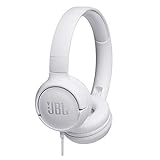 JBL Tune 500 On-Ear-Kopfhörer, kabelgebunden, Weiß