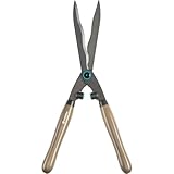 Gardena Heckenschere NatureCut: Robuste Gartenschere zum Schneiden von Hecken und dickeren Ästen, 23 cm, antihaftbeschichtete Messer, ergonomische Holzgriffe (12300-20)