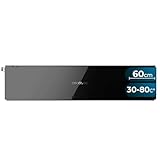 Cecotec Einbau-Wärmeschublade 60 cm Bolero Hexa WD Glass Black 470W Maximalleistung, einstellbare Temperatur von 30-80 Grad, mechanische Steuerung, rutschfeste Inneneinlage, schwarzes Glas