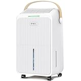 KNKA Luftentfeuchter, Leiser Raumentfeuchter, 16L/T, Spürbare Wirkung in 30min, Schlafmodus, Kindersicherung, Überlaufschutz, Automatischer Neustart, 110 m³ (45 m²), für Wohnung, Keller,Wohnzimmer