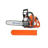 Husqvarna 130 Benzin-Kettensäge - 38 cc X-Torq® Motor, 35 cm Schiene und Kette, LowVib®, ideal für Gartenpflege und Brennholz
