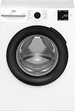 Beko BM3WFU3741X freistehende Waschmaschine, Waschvollautomat, 7 kg, EnergySpin, Schleuderwahl 1400 U/min, Dampffunktion, Hygiene+ allergikergeeignet, Coldwash Wasser-& Zeitersparnis, Weiß