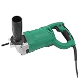 Naroote Handheld -Betonvibrator, Handheld -Beton Vibrationswerkzeug Seiten Wärmeableitungsfenster EU Stecker 220 V mit Schaltschalter für die Industriekonstruktion (GREEN)