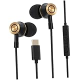 VILLCASE USB C Kopfhörer Mit Noise Cancelling Ergonomische in Ear Kopfhörer Für Mobilgeräte Kabelgebunden Stabil Kompatibel Mit USB Typ C Ohrstöpsel