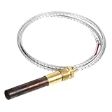 YARNOW Gas Thermoelement Kit für Kamin Wasserkocher und Fritteuse Kompatibel mit Verschiedenen Gasheizgeräten Einfache Installation Effiziente Wärmeverteilung Sichere Verbindung
