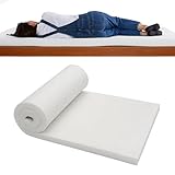Hochdichter Schaumstoff-Matratzen-Topper 3/5/8/10 cm dick, fest, 80-90 x 190 cm, passend für Twin/Full/Queen/King Betten, idealer Ersatz für Etagenbetten in Wohnmobilen