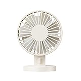 ZEPFJHE USB-Schreibtischventilator, klein, leistungsstark, leise, 2 Geschwindigkeiten, Desktop-Ventilator, Einstellventilator für Kühlung, Büro, Auto, Innen- und Außenbereich