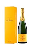 Veuve Clicquot Yellow Label Brut Champagner mit Geschenkverpackung, 750mL