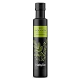 Natulio BIO Avocadoöl kaltgepresst 250ml - zur Ernährung sowie zur Hautpflege geeignet - reich an Vitamin E und ungesättigten Fettsäuren - zertifiziert nach DE-ÖKO-006