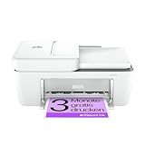 HP DeskJet 4220e Multifunktionsdrucker, 3 Monate gratis drucken mit HP Instant Ink inklusive, HP+, Drucker, Kopierer, Scanner, Mobiler Faxversand, WLAN, Automatische Dokumentenzuführung, Weiß