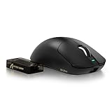 MAMBASNAKE x Attack Shark X8ULTRA 8000Hz Kabellose Gaming-Maus, 42000 DPI, PAW3950MAX, 55g Superlight, Nordic 52840, BT/2.4G/Kabelgebundene, Kühlende Beschichtung, Ideal für große Hände, Schwarz