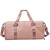 Women's Sports Bag with Shoe Compartment and Wet Compartment, Travel Bag and Handbags, Travel Bag for Weekend Trips, Duffle Bag for Gym Sports, Multicoloured, 1