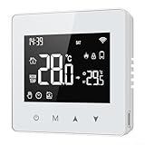 Drhomeam Wifi Smart Thermostat für Gaskessel Heizung Einstellbare Hintergrundbeleuchtung Programmierbarer Thermostat Temperaturregler Für Smart Life Für Tuya Wasser-Gaskessel Thermostat