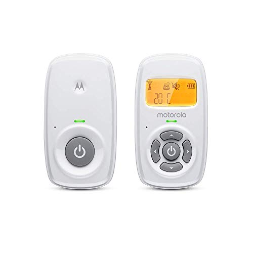 Motorola Baby MBP24 Audio Baby Monitor mit Raumtemperaturanzeige, hochempfindliches Mikrofon und Zwei-Wege-Talk - UK EDITION