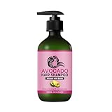 Avocado Feuchtigkeitsspendendes Haar-Shampoo, formuliert mit Keratin und Arganöl, macht es weich und verleiht Glanz, stärkt und stärkt das Haar, kontrolliert Schuppen und reinigt tief, für alle