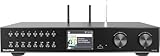 TELESTAR TOP 500 – HiFi-Tuner (43 cm Breite, Internetradio/DAB+, Bluetooth Sende-/Empfangsfunktion, USB-Aufnahme, Streamingdienste) – Schwarz