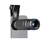 yomoe 7X Teleobjektiv mit Handy-Objektivclip für 17mm Gewinde Phone Cage/Handyhülle/Rückplatte