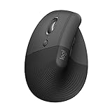 Logitech Wireless Ergonomical Mouse - Left Handed, Bluetooth, Grau, Linkshänder