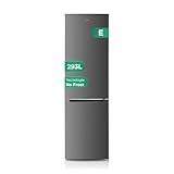 SVAN Frigorífico Combi 2 Puertas Inox SC185500ENFX. Capacidad 253 Litros, No Frost, Multi AirFlow, Puerta Reversible, Bajo Nivel Sonoro, Eficiencia Energética Clase E