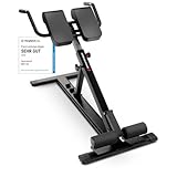 Sportstech 6in1 Bauch- und Rückentrainer für zuhause, Multifunktion Hantelbank verstellbar, Training Bench Press Bank, Deutsche Qualitätsmarke, Bauch Beine Po Sit Up Bank für Home (BRT150 schwarz)