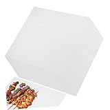 Mobestech 50 Blatt Ölabsorbierendes Papier Dampf Und Grillpapier Pergamentpapier Für Heißluftfritteusen Pergament Backpapier Ungebleichtes Heißluftfritteusenpapier Backbedarf