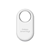 Samsung Galaxy SmartTag2 Bluetooth-Tracker, Kompassansicht, Suche in der Nähe, mit bis zu 500 Tage Laufzeit, wassergeschützt, Weiß (1 Stück)