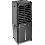 TROTEC Aircooler PAE 60 mobiler Luftkühler, 4-in-1 Luftkühler, Luftbefeuchter, Luftreiniger und Ventilator, 40 l Tank, 2,6 l/h Verdunstungsleistung, 4 Gebläsestufen, Timer, Nachtmodus