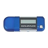 Beelooom MP3-Player Musik-Player U-Disk 4 GB unterstützt austauschbare AAA-Batterie, Aufnahme (blau)