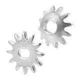 Ciieeo 2 Stück Kleine Zahnräder Klinkenadapter Multifunktionsgetriebe Jack Liefert Wiederverwendbare Zahnräder Austausch Der Zahnräder des Wagenhebers Wagenheber Ersetzen Metall Silber