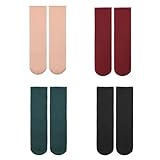 VIGOEXPRESS 8 Paare Thermosocken aus Samt, Wandersocken, Socken Warme Sportsocken Dicke Thermosocken Trekking Wintersocken Socken Unisex - VELVOCKS
