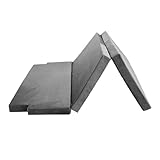 Golden Group Auto Matratze 200cm x126cm - Passend für Volkswagen VW T7- Faltbare - Camping Matratze - Auto Camping Zubehör - Klappmatratze Baumwolle-Grau 10cm