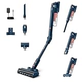 Philips Kabelloser Staubsauger 5000 Series SpeedPro Flex, Starke Saugkraft, 60 Min. Laufzeit, Düse mit LED-Beleuchtung, Tierhaar-düse, Fugendüse, Kombi-Zubehör, Display, Wechselbarer Akku (XC5243/10)