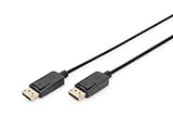 DIGITUS DisplayPort-Kabel - UHD 4K/60Hz - 2m - mit Verriegelung - HBR 2 - Kompatibel mit Monitor, Gaming-Grafikkarte