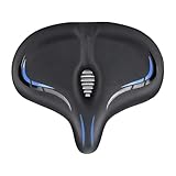 Comfort Bike Seat - übergroßer Sattel, breites Kissen | Premium Extra -Ersatzpolster, weiches unterstützendes Fahrraddesign für die Klappe der Bikes Road Mountain City Outdoor Riding Pendel -Touring