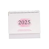 Schreibtischkalender 2025 16 Monate Referenzen von 09/2024 bis 12/2025 Stehpultkalender Planer für Büro Schule