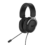 ASUS TUF Gaming H3 Headset (kabelgebunden, virtueller 7.1-Surround-Sound, geeignet für für PC, PS4, Xbox One und Nintendo Switch) schwarz / gun metal