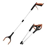 Grabber Reacher Tool für Senioren, Reacher Grabber Heavy Duty, Stick - Klapper | Pickup -Tool 33 Zoll, Mülleimer -Leichtgewicht für Senioren