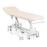 Physa Physa Lille BEIGE Massageliege beige 200 kg Räder Fußpedal Massagebank Therapieliege