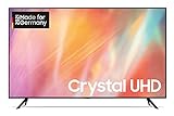 Samsung Crystal UHD TV 4K AU7199 55 Zoll (GU55AU7199UXZG, Deutsches Modell), HDR, Q-Symphony, rahmenloses Design, Smart TV [2021]