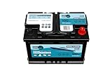 Bootsbatterie 12v 100Ah - Bootsbatterie Mobil und Stationär - AGM Batterie Lange Lebensdauer - Boot Batterie Gegen Vibrationen und Stöße Geschützt