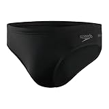 Speedo Men's Essential Eco Endurance+ 7cm Swimming Briefs| Chlorine Resistant | Recycled Fabric | Swim Fitness | Training | Holiday| Speedos, Black, 34