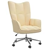 CIADAZ Relaxsessel Cremeweiß Samt, Relaxsessel, Fernsehsessel, Kinosessel, Gaming Couch - 328170