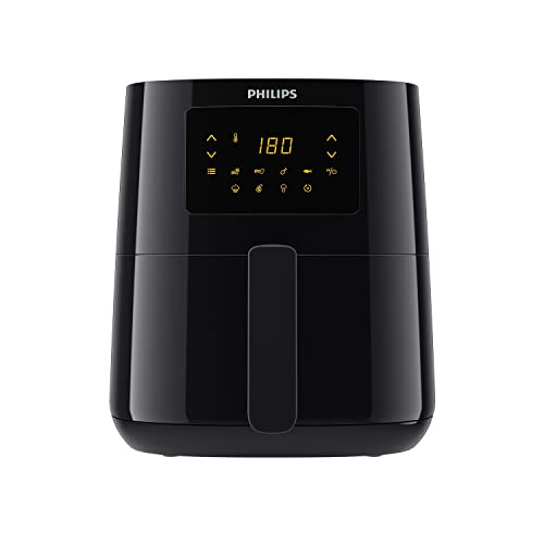 Philips Essential Airfryer – 4.1L, Fritteuse ohne Öl, Rapid Air Heißlufttechnologie, NutriU App mit Rezepten, Touchscreen (HD9252/90)