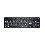 CHERRY KW X ULP, Ultra Flache Mechanische High-End-Tastatur, Deutsches Layout (QWERTZ), Kabellose Multi-Device-Tastatur Für Bis Zu 4 Geräte, Wiederaufladbar, Schwarz